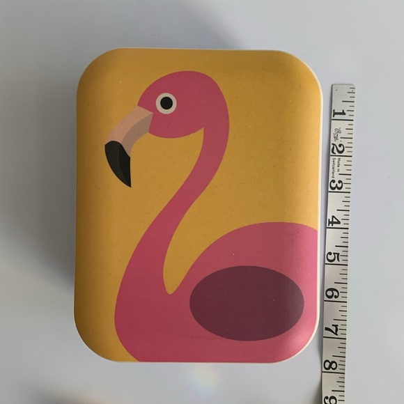 FLAMINGO BENTO BOX FROM ALL BOXED UP• NWT - Picture 7 of 7